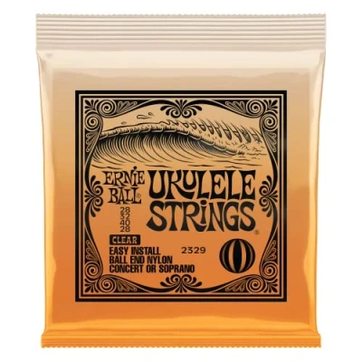 Abbildung von Ernie Ball Ukulele End Nylon Saiten, klar