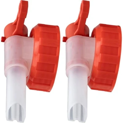 Abbildung von ISOLATECH SABEU Fluxx 2Stk. AH 13/45 HF Auslaufhahn für 2L und 3L Kanister mit DIN 45 Gewinde außen 41,0mm Lebensmittelecht Umfüllen ohne Gluckern