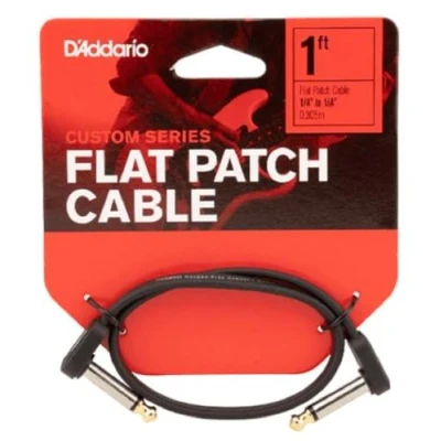 Abbildung von D&#039;Addario Flaches Patchkabel, 30 cm, rechtwinklig, 1 Stück