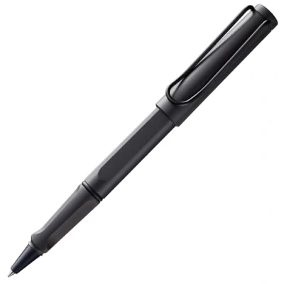 Abbildung von Lamy safari umbra Tintenroller zeitlos klassicher Stift mit ergonomischem Griff &amp; Strichbreite M Gehäuse aus robustem ASA Kunststoff Tintenrollermine 63 in schwarz