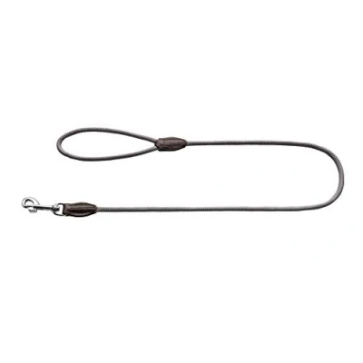 Abbildung von HUNTER FREESTYLE Hundeführleine mit Handschlaufe, wetterfest, 0,8 x 110 cm, grau