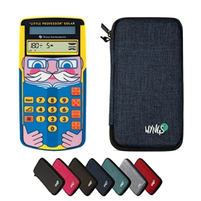 Abbildung von TI Little Professor inklusive Schutztasche von WYNGS in Blau Basic Set