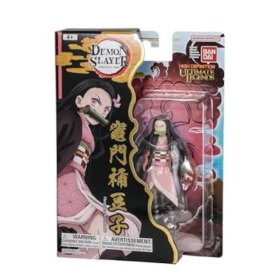 Abbildung von BANDAI Ultimate Legends HD Demon Slayer Actionfigur 12 cm Nezuko Kamado Offizielle Lizenz Gelenkige Figur Spielzeug für Kinder ab 4 Jahren VE88966