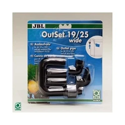Abbildung von JBL OutSet wide 6023200 Wasserrücklauf Set mit Breitstrahlrohr für Außenfilter von Aquarien