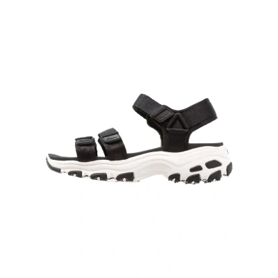 Abbildung von Skechers D&#039;LITES Trekkingsandale, Damen, Größe: 38, Black Schuhe