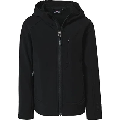 Abbildung von CMP Mädchen Softshelljacke Für Kinder Soft Shell Jacke, Schwarz, 128 EU