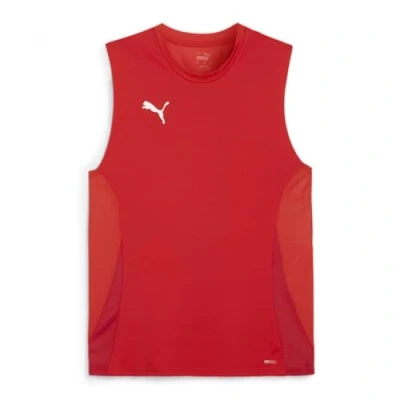 Abbildung von Puma Teamgoal Sleeveless Top, Herren, Größe: Medium, Rotweissrot