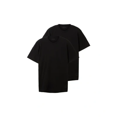 Abbildung von TOM Tailor IM Doppelpack Tshirt basic, Herren, Größe: Medium, Black