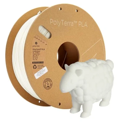 Abbildung von Polymaker PolyTerra PLA Cotton White 1.75mm 1kg