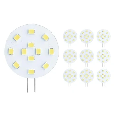 Abbildung von SEBSON LED Lampe G4 warmweiß 3W (2.5W), ersetzt 20W Glühlampe, 200lm, GU4 Stiftsockel 12V DC, Leuchtmittel 130, 10er Pack