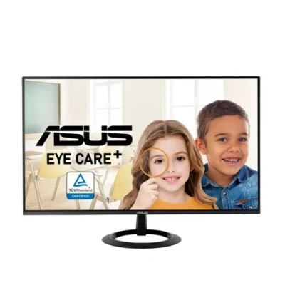 Abbildung von ASUS Eye Care VZ24EHF 24 Zoll Full HD Monitor Schlankes Design, Rahmenlos, Flicker Free, Blaulichtfilter, Adaptive Sync 100 Hz, 1ms MPRT, 16:9 IPS Panel, 1920x1080 HDMI