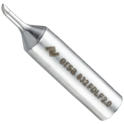 Abbildung von Ersa Lötspitze Serie 0832, FDLF/angeschrägt, 2.0 mm, 1 Stück 0832FDLF/SB (Ersatzlötspitze Lötspitzen Multi Sprint Pro TC Lötpatronen)