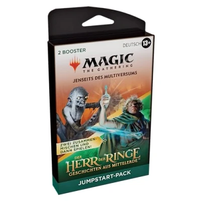 Abbildung von Magic: The Gathering der Herr Ringe: Geschichten aus Mittelerde Jumpstart Booster 2er Pack (Deutsche Version), Schwarz