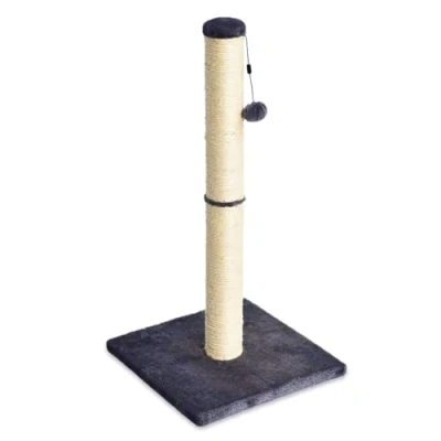 Abbildung von Amazon Basics Mittelgroßer Katzen Kratzbaum, 40.01 x 80.01 cm, Grau