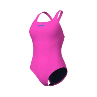 Abbildung von ARENA Solid Swim Pro Team Damen Badeanzug, Schnelltrocknender, Sportlicher Schwimmanzug aus MaxLife Eco Gewebe mit Maximaler Chlorbeständigkeit und UPF 50+ UV Schutz