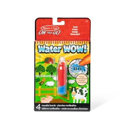 Abbildung von Melissa &amp; Doug Wassereinfärbungsbrett Bauernhof Aktivitätsbrett Reisen Wasser Spielen für Kinder 3+ Geschenk Jungen oder Mädchen