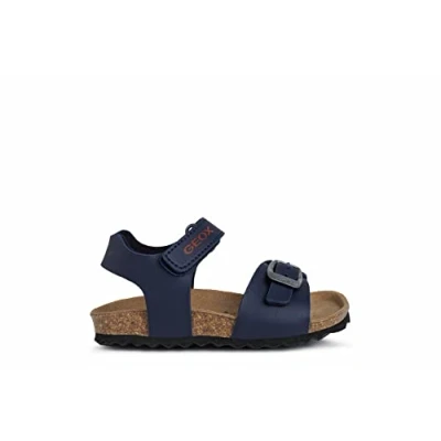 Abbildung von Geox Jungen B Chalki Boy Sandalen, Navy Dk Red, 25 EU