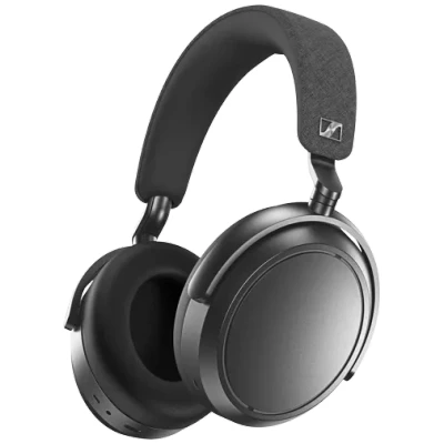 Abbildung von Sennheiser Momentum 4 Wireless Kopfhörer mit Bluetooth adaptiver Geräuschunterdrückung für kristallklare Anrufe 60 Stunden Akkulaufzeit anpassbarer Klang, leicht und faltbar Graphit
