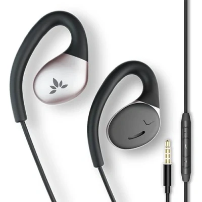 Abbildung von Avantree Resolve Kabelgebundene Open Ear Kopfhörer mit Mikrofon(für kleine, mittlere Ohren) Musik, Anrufe, Umgebungsmodus, Bedienung direkt am Kabel, Over Bügel, 3,5 mm AUX Anschluss