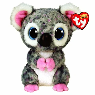 Abbildung von TY 2008068 Beanie Boos Cm T36378 Karly Plüsch, Grau, 15 centimetri