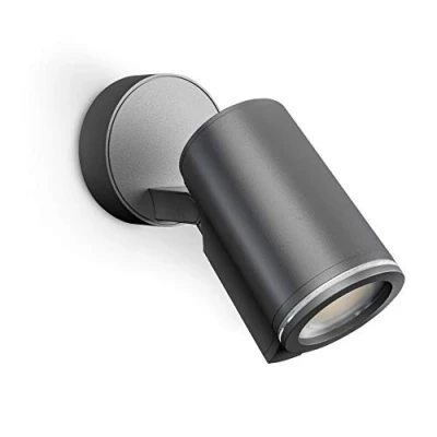 Abbildung von Steinel LED Strahler Spot ONE anthrazit, inkl. GU10 Leuchtmittel, 620 lm, Flutlicht per Kabel vernetzbar, Aluminium, 6,7 W