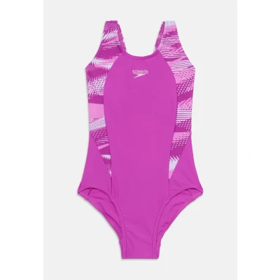 Abbildung von Speedo Girls Hyperboom Splice Muscle BACK Badeanzug für Kinder, Größe: 164, Diva