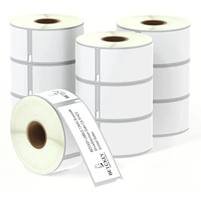 Abbildung von BETCKEY 10 Rollen 99012 Selbstklebende Etiketten Kompatibel mit DYMO S0722400, 36mm x 89mm, 2600 Adressetiketten (Groß) für LabelWriter 450, 4XL NICHT passend 550 oder 5XL