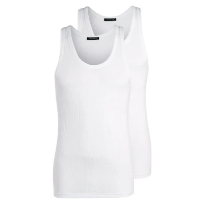 Abbildung von Schiesser Herren 2 Pack Ohne Arm Authentic Unterhemd, Weiss_103401, S EU