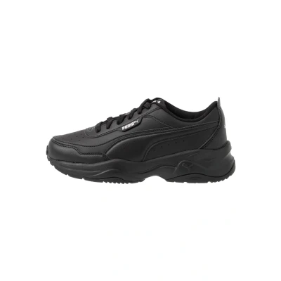 Abbildung von Puma Cilia MODE Sneaker low, Damen, Größe: 40.5, Black/silver Hochwertiges lederimitat