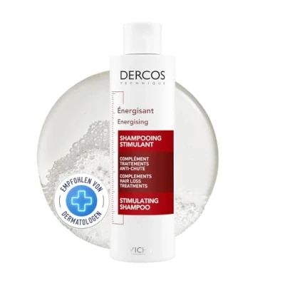 Abbildung von VICHY Vital Anti Haarverlust Shampoo mit Aminexil, Für sensible Kopfhaut, Intensiv bei Haarausfall durch Haarbruch, verstärkt die Verankerung der Haare, Dercos, 200 ml