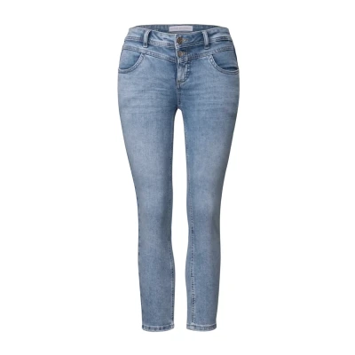 Abbildung von STREET ONE Damen A379416 Slim Fit Jeans, Light Blue Wash, 29W / 26L
