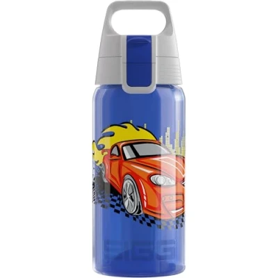 Abbildung von SIGG Trinkflasche Kinder Viva One Hot Speed Für Kohlensäurehaltige Getränke Geeignet Auslaufsicher Spülmaschinenfest BPA frei Sport &amp; Schule Blau 0,5L