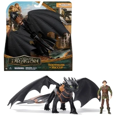 Abbildung von Dreamworks Drachenzähmen leicht gemacht Figur Pack Hicks und Ohnezahn