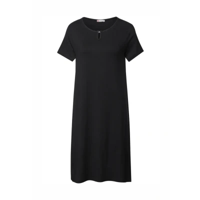 Abbildung von Street One IN UNI Jerseykleid, Damen, Größe: 38, Schwarz