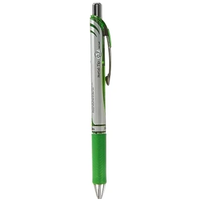 Abbildung von Pentel EnerGel XM BL77 Gelschreiber mit Druckmechanik, hellgrün (1 Stück)