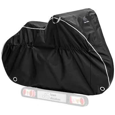 Abbildung von Team Obsidian: Fahrradabdeckungen Styles Outdoor Lagerung oder Transport/Reisen Wasserdicht, Heavy Duty, 600D, 300D, 210D Oxford Ripstop Materialien