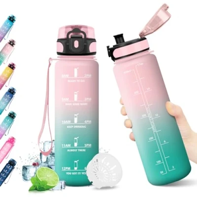 Abbildung von KollyKolla Trinkflasche 500ml Kinder, Kohlensäure Geeignet, Kinder Auslaufsicher, Wasserflasche Sportflasche für Maedchen, Jungen, Schule, Sport, Outdoor, Radfahren