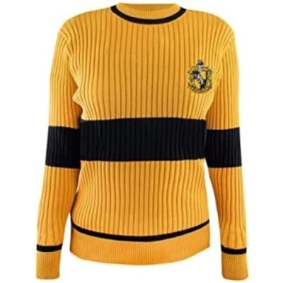 Abbildung von Cinereplicas Harry Potter Hufflepuff Quidditch Pullover M Offizielle Lizenz
