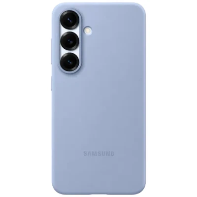 Abbildung von Samsung Silikon Back Cover Hellblau Galaxy S25