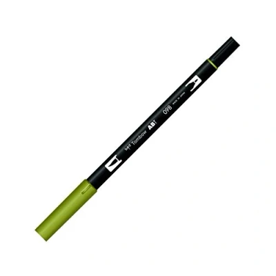 Abbildung von Tombow ABT 098 Fasermaler Dual Brush Pen mit zwei Spitzen, avocado