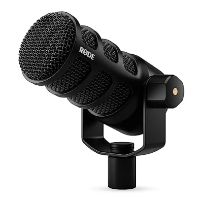 Abbildung von RØDE PodMic Dynamisches XLR/USB Sprechermikrofon für Podcasts, Streaming, Gaming, Musikproduktion und Content Creation
