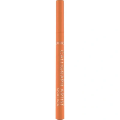 Abbildung von Catrice Calligraph Artist Matte Liner, Eyeliner, Nr. 050, Orange, sofortiges Ergebnis, farbintensiv, matt, vegan, ohne Mikroplastikpartikel, Nanopartikel frei, Parfüm, 1er Pack (1.1ml)