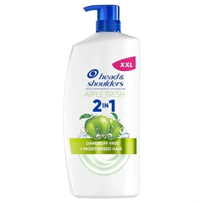 Abbildung von Head &amp; Shoulders Anti Schuppen Shampoo 2in1 Apple Fresh, 800ml Pumpspender. Bis zu 100% Schuppenschutz, Klinisch Getestet. Jeder Haar und Kopfhauttyp. Tägliche Anwendung. Frischegefühl mit Apfelduft
