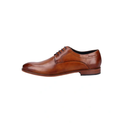 Abbildung von bugatti Herren Businessschuhe, Männer Business Schnürer, Wechselfußbett,straßenschuhe,Strassenschuhe,Schnuerung,Cognac (6300),42 EU / 7.5 UK