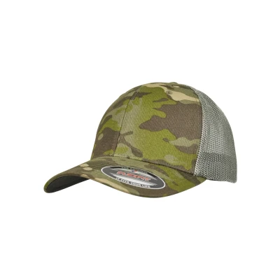 Abbildung von Flexfit Trucker Multicam Cap, Herren, Größe: One Size, Tropical