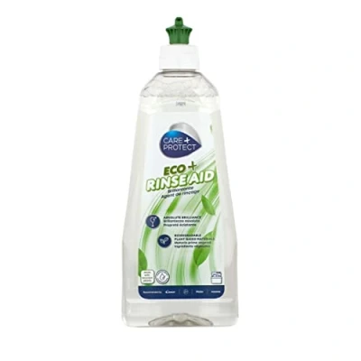 Abbildung von CARE+PROTECT Ökologischer Klarspüler/hypoallergen/tierversuchsfrei/biologisch abbaubar/umweltschonende Formel für zusätzlichen Glanz und schnellere Trocknung / 500 ml