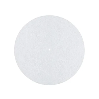 Abbildung von Dynavox Plattenteller Auflage PM2 für Plattenspieler, antistatischer Filz, 30 cm Durchmesser, Weiß