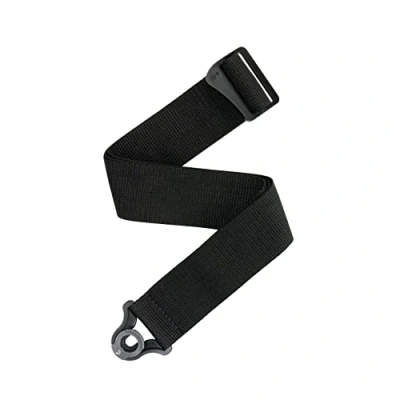 Abbildung von D&#039;Addario Accessories Auto Lock Gitarrengurt mit Verschluss Locking Guitar Strap Schwarz, Polypro