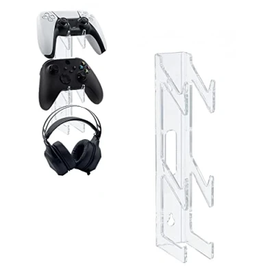 Abbildung von Mcbazel Controller Wandhalterung und Headset Standhalterung für PS5/PS4/Xbox/NS Switch Dual
