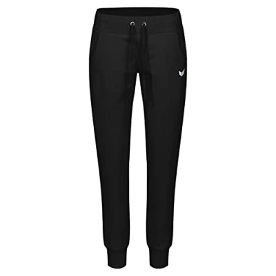 Abbildung von Erima Damen Casual Basic Sweathose mit B ndchen, Schwarz, 36 EU